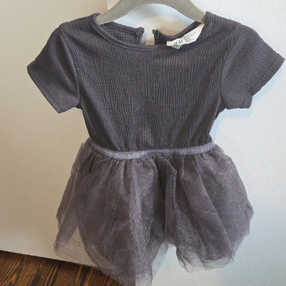 H&M Charcoal Tulle Dress for Kids